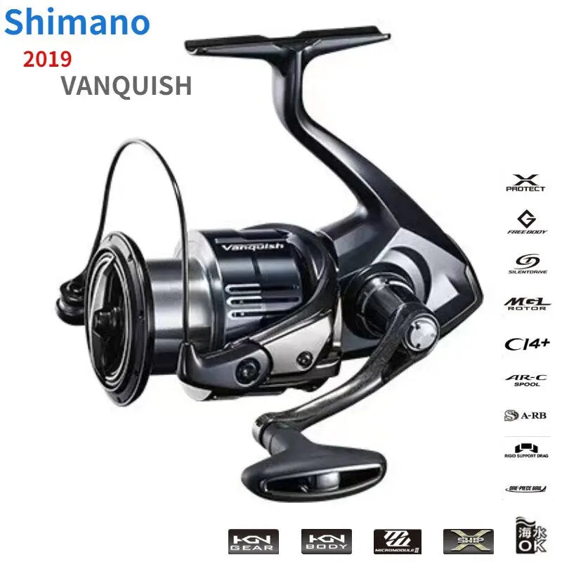 2020 Original SHIMANO VANFORD 2000 2500 3000 4000 5000 Series Right/Left  Hand CI4+ AR-C 7+1BB Saltwater Spinning Fishing Reel
