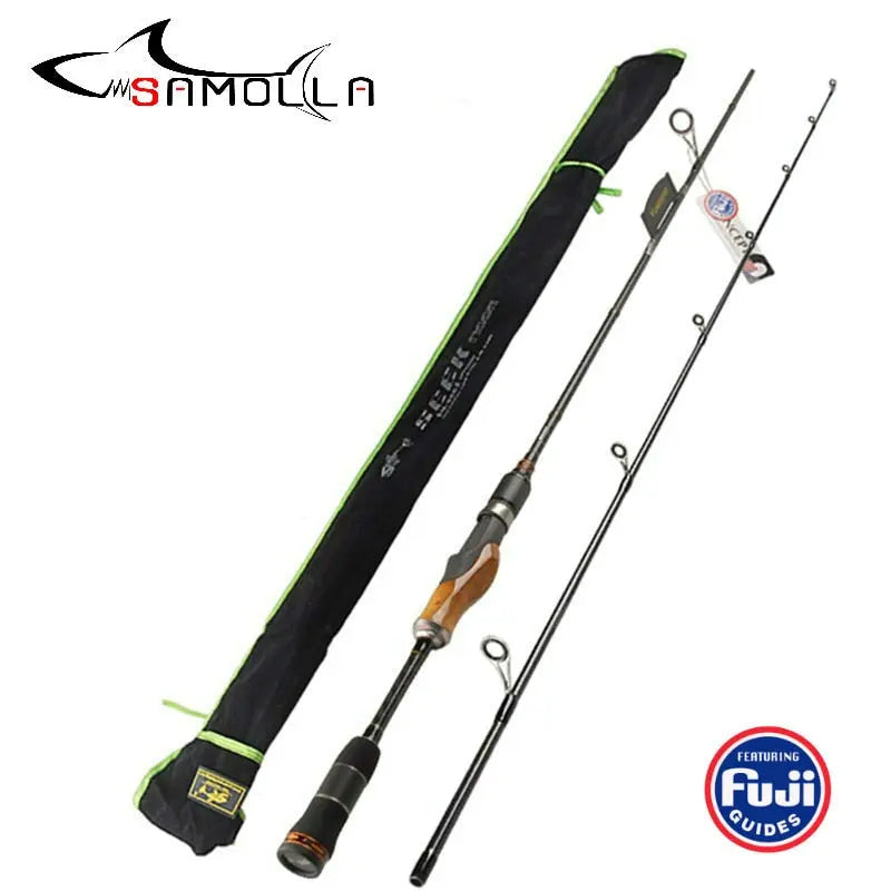 High Quality Fishing Rod Wood Handle Spinning Casting Rod High Carbon –  megalivingmatters