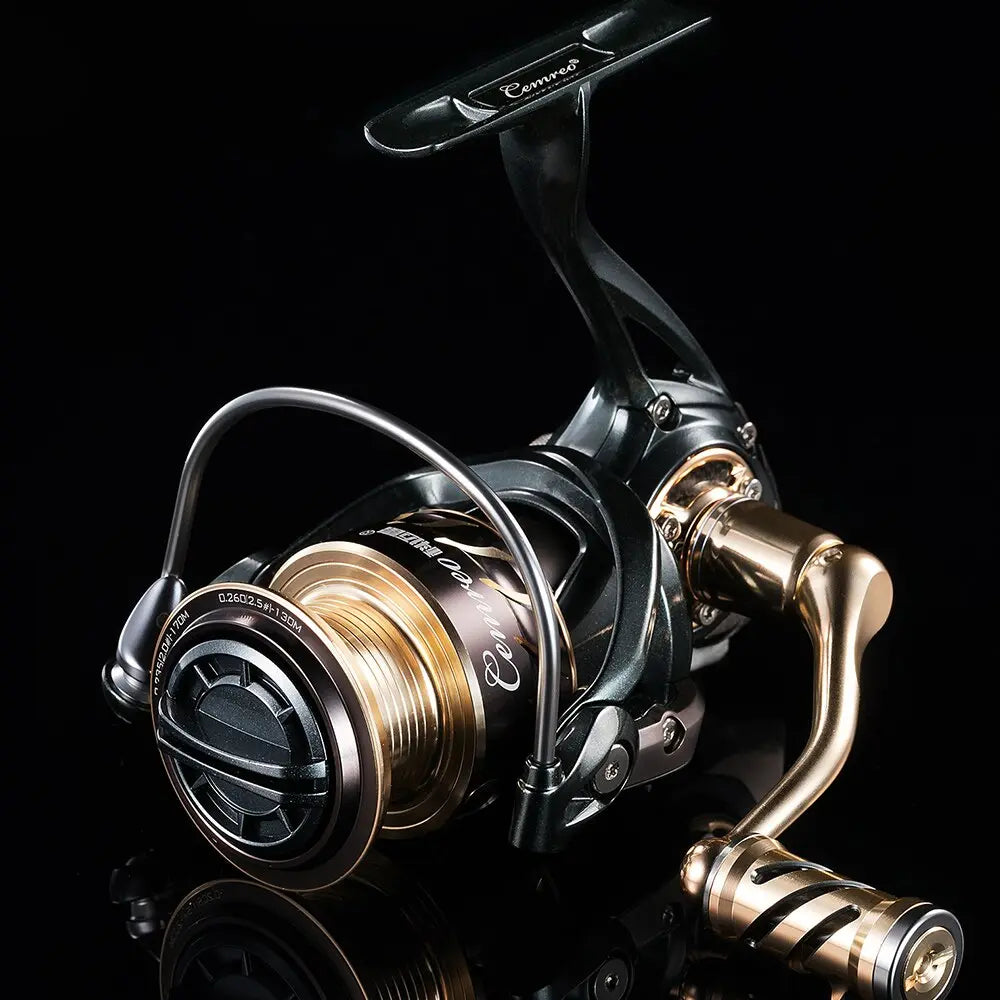 PREMIUM FULL METAL SPINNING FISHING REEL 3000 4000 5000 6000 POWERFUL DRAG  LONG CAST FOR BIG GAME SALTWATER DEEP SEA FISHING